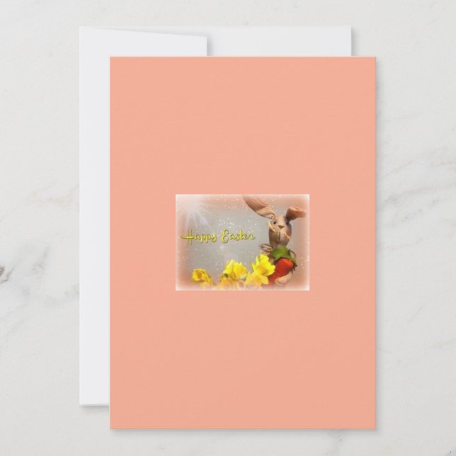 Festiva Tarjeta de felicitación de Pascua (Anverso)