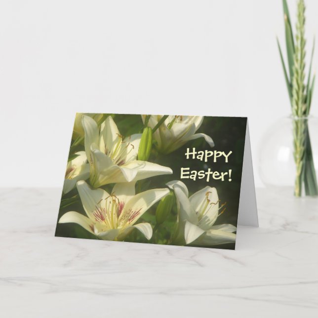 Festiva Tarjeta de felicitación de Pascua (Anverso)