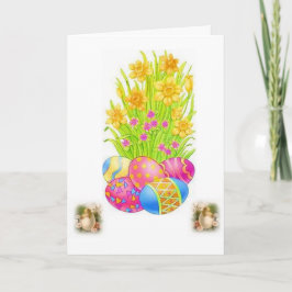 Festiva Tarjeta de felicitación de Pascua