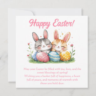 Festiva Tarjeta de felicitación de Pascua