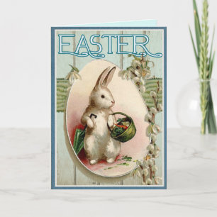 Festiva tarjeta de felicitación de Pascua