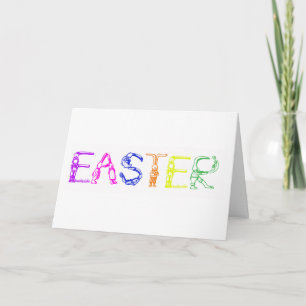 Festiva Tarjeta de felicitación de Pascua