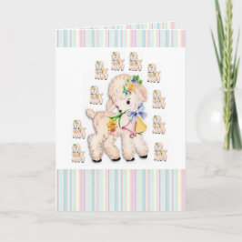 Festiva Tarjeta de felicitación de Pascua