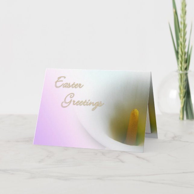 Festiva Tarjeta de felicitación de Pascua (Anverso)
