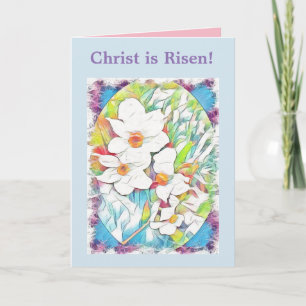 FESTIVA TARJETA DE FELICITACIÓN DE PASCUA
