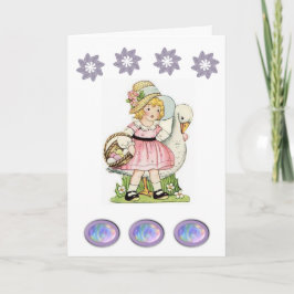 Festiva Tarjeta de felicitación de Pascua