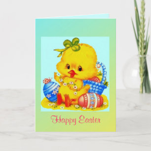 Festiva Tarjeta de felicitación de Pascua