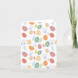 Festiva Tarjeta de felicitación de Pascua