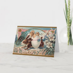 Festiva Tarjeta de felicitación de Pascua para entrega de
