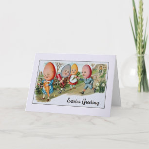 Festiva Tarjeta de felicitación de Pascua para la gente de