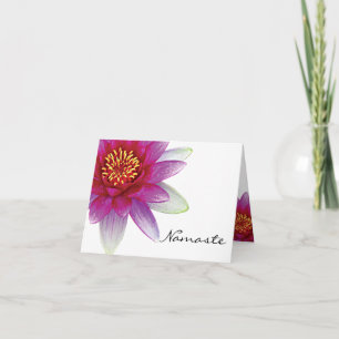Festiva Tarjeta de felicitación de Personalizado de Lotus