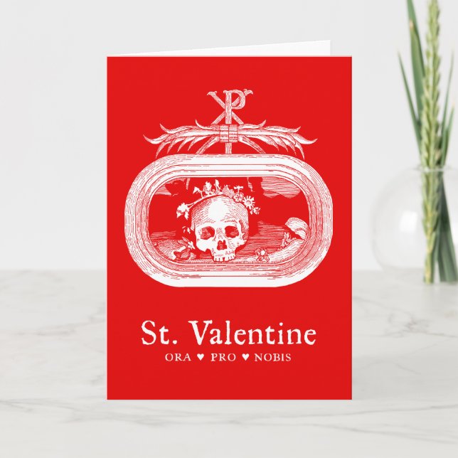 Festiva Tarjeta de felicitación de San Valentín (Anverso)