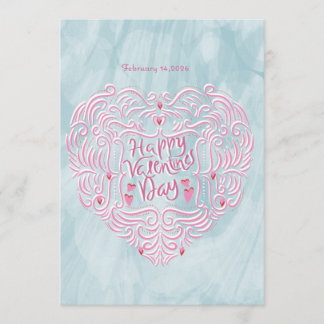 Festiva Tarjeta de felicitación de San Valentín