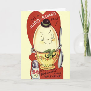 Festiva Tarjeta de felicitación de San Valentín, muy cocid