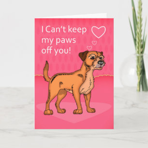 Festiva Tarjeta de felicitación de San Valentín, un observ