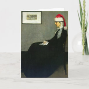 Festiva Tarjeta de felicitación de Santa de la marmota