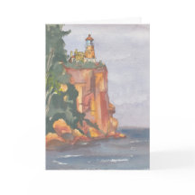 Tarjeta de felicitación de sketch de acuarela "Oce