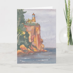 Festiva Tarjeta de felicitación de sketch de acuarela "Oce