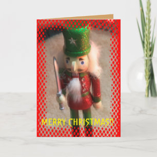 Festiva Tarjeta de felicitación de soldado de navidades