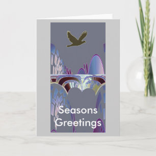 Festiva Tarjeta de Felicitación de Temporada
