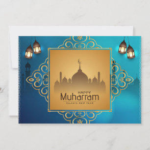 Festiva Tarjeta de felicitación de vacaciones de Muharram