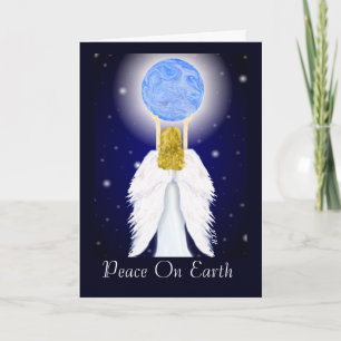 Festiva Tarjeta de felicitación de vacaciones en buenas ma