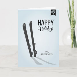 Festiva Tarjeta de Felicitación de Vacaciones Felices de E