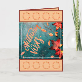 Festiva Tarjeta de Felicitación de Vacaciones Personalizad