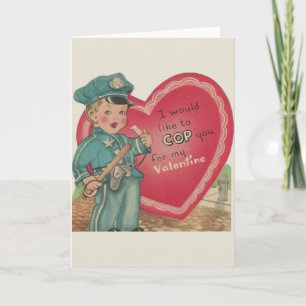Festiva Tarjeta de felicitación de Valentine a oficial de 