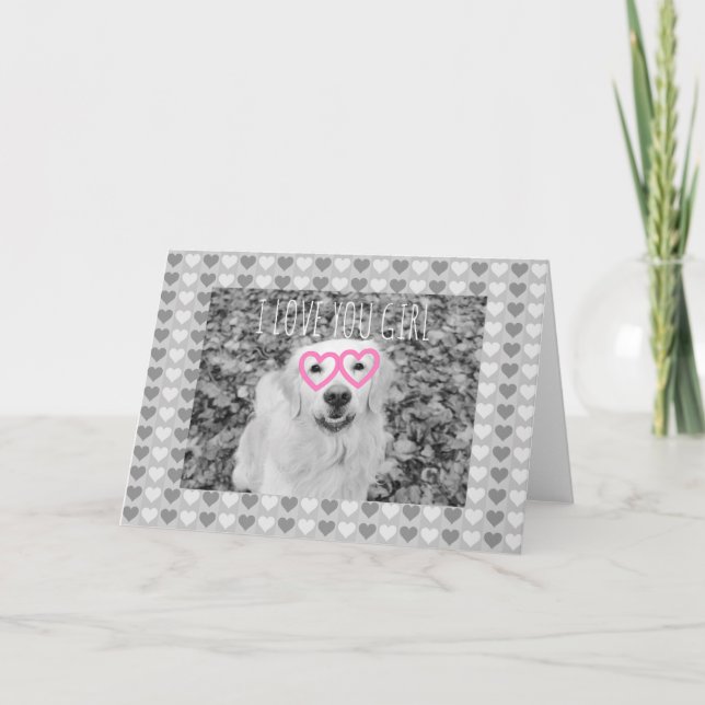 Festiva Tarjeta de felicitación de VALENTINE para el recup (Anverso)