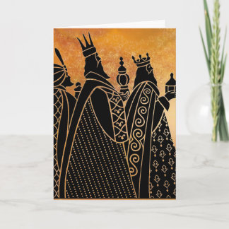 Festiva Tarjeta de felicitación de Wisemen