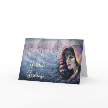 Tarjeta de felicitación de Yule