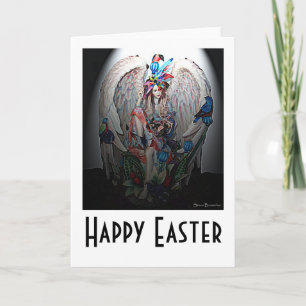 Festiva Tarjeta de felicitación del ángel de la mañana de