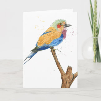 Festiva Tarjeta de felicitación del carraca pechilila