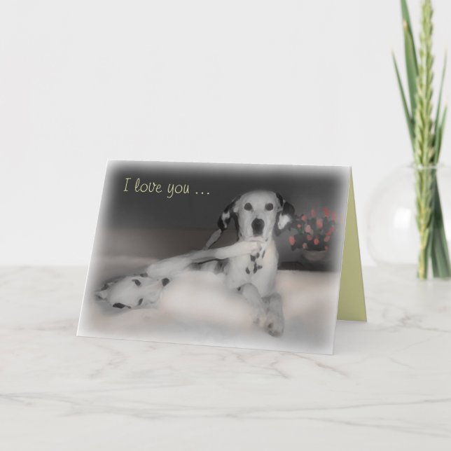 Festiva Tarjeta de felicitación del ~ de Dals del el día (Anverso)