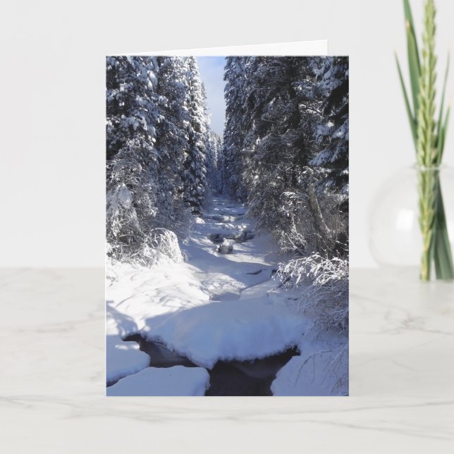 Festiva Tarjeta de felicitación del día de fiesta (Anverso)