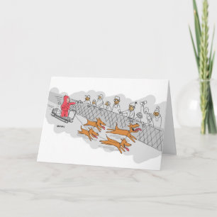 Festiva Tarjeta de felicitación del día de fiesta de la