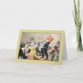 Festiva Tarjeta de felicitación del día de fiesta de los