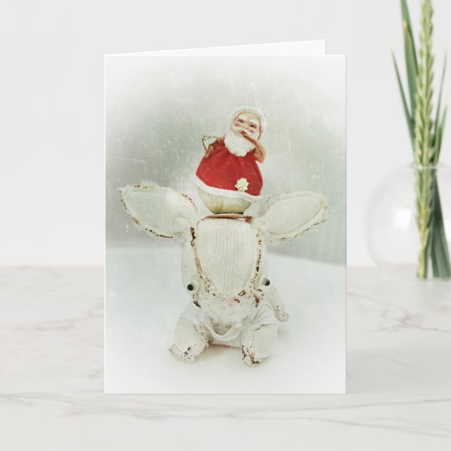 Festiva Tarjeta de felicitación del día de fiesta del (Anverso)