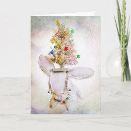 Festiva Tarjeta de felicitación del día de fiesta del