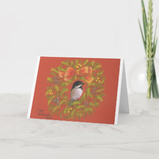 Festiva Tarjeta de felicitación del día de fiesta del