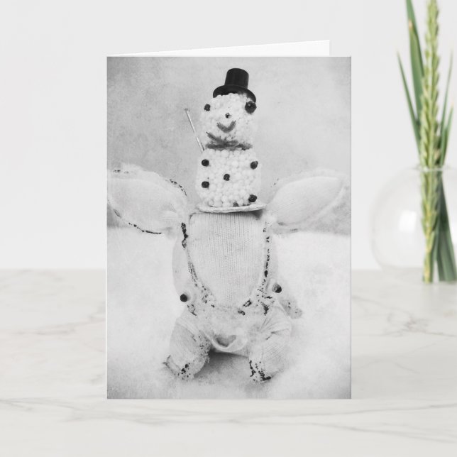 Festiva Tarjeta de felicitación del día de fiesta del (Anverso)