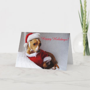 Festiva Tarjeta de felicitación del día de fiesta del