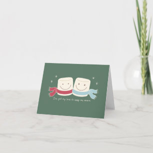 Festiva Tarjeta de felicitación del día de fiesta del amor