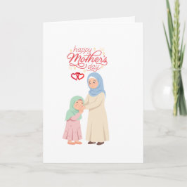 Festiva Tarjeta de felicitación del día de la madre/floral