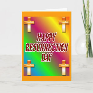Festiva Tarjeta de felicitación del día de la resurrección