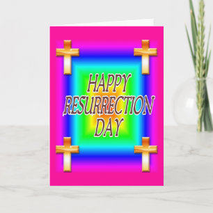 Festiva Tarjeta de felicitación del día de la resurrección