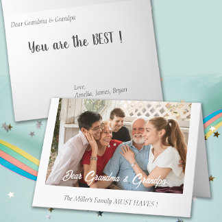 Festiva Tarjeta de felicitación del Día de los Abuelos