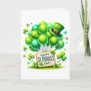Festiva Tarjeta de Felicitación del Día de San Patricio
