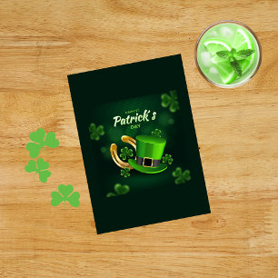 Festiva Tarjeta de felicitación del Día de San Patricio